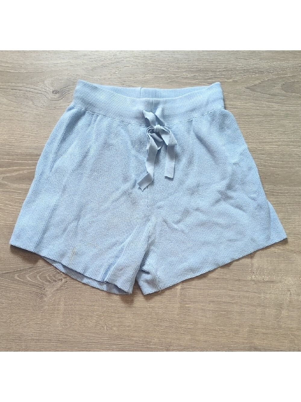 Allfenix Baby Blue Knit Shorts Size Medium